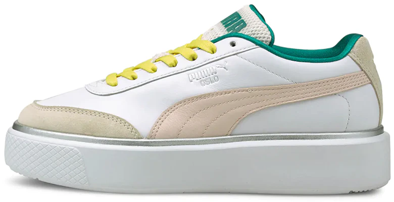 (Women) Puma Oslo Maya For Casual Shoes White/Pink 375059-01 Buy (Women) Puma Oslo Maya For Casual Shoes White/Pink 375059-01