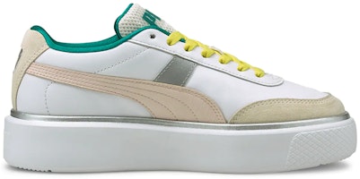 PUMA 奥斯陸瑪雅低筒休閒鞋女款白粉色 Order PUMA 奥斯陸瑪雅低筒休閒鞋女款白粉色