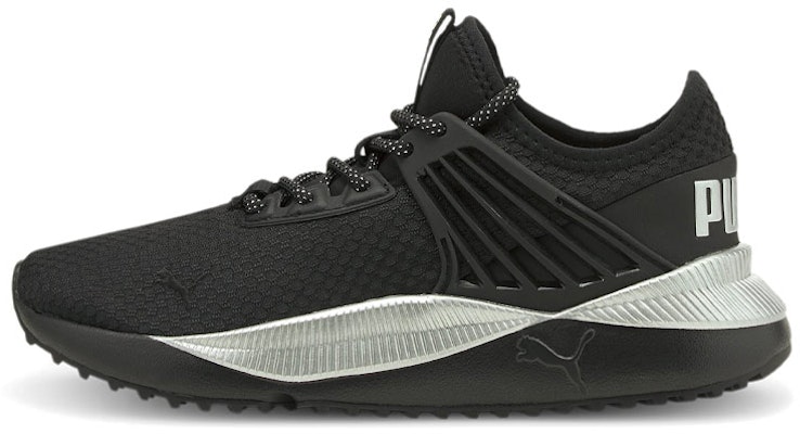 (W) 푸마 페이서 퓨처 샤인 블랙/실버 (Puma Pacer Future Shine Black/Silver) 380604-02 Buy (W) 푸마 페이서 퓨처 샤인 블랙/실버 (Puma Pacer Future Shine Black/Silver) 380604-02