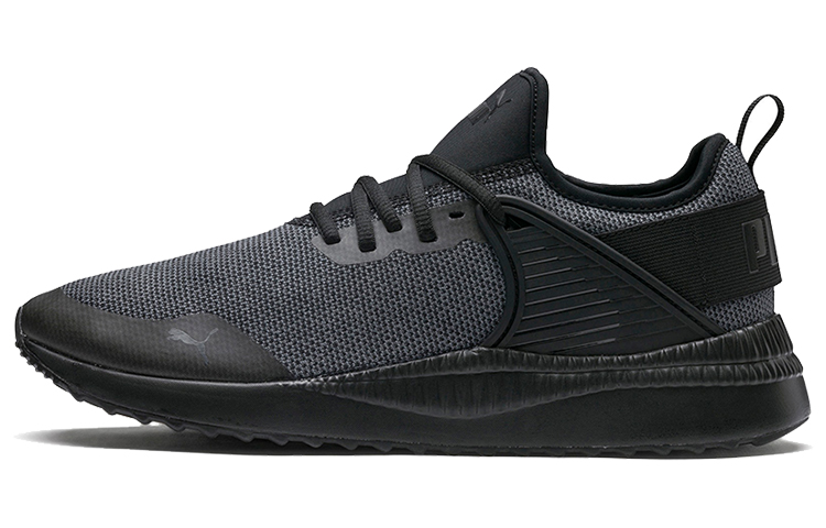 (Women) Puma Pacer Next Cage Knit Running Shoes Black/Grey 366663-04