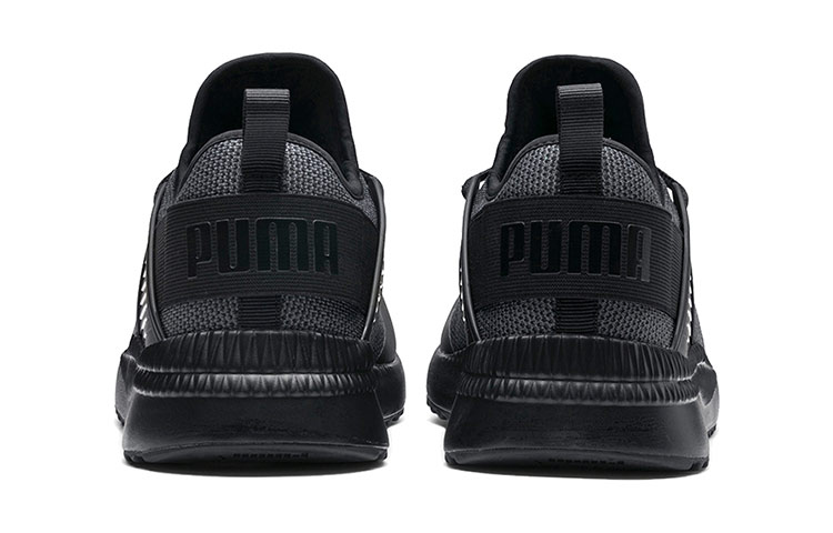 Shop (W) Puma Pacer Next Cage Knit Chaussures de Running Noir/Gris 366663-04