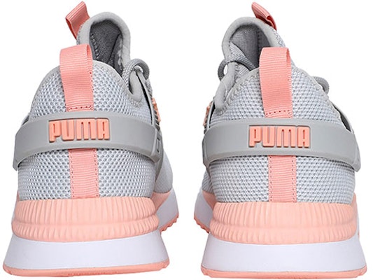 Puma Pacer Next Excel 女款 粉灰白 低筒運動鞋 Shop Puma Pacer Next Excel 女款 粉灰白 低筒運動鞋