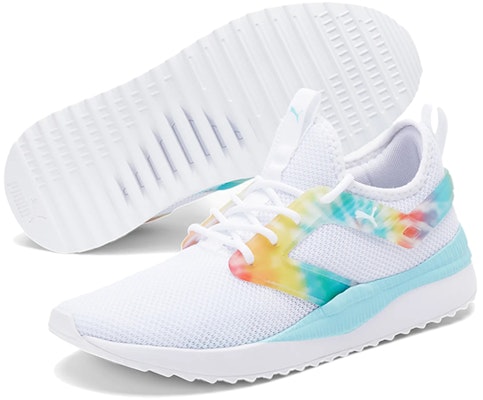 (W) Puma Pacer Next Excel Tie Dye 'Blanco Azul Amarillo' 375896-01 Purchase (W) Puma Pacer Next Excel Tie Dye 'Blanco Azul Amarillo' 375896-01
