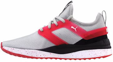 (Women) Puma Pacer Next Excel 'Translucent Grey Red' 371821-03 (Women) Puma Pacer Next Excel 'Translucent Grey Red' 371821-03
