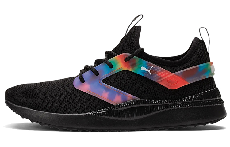 (Women) Puma Pacer Next Excel Tie Dye 'Black Purple Red' 375896-02