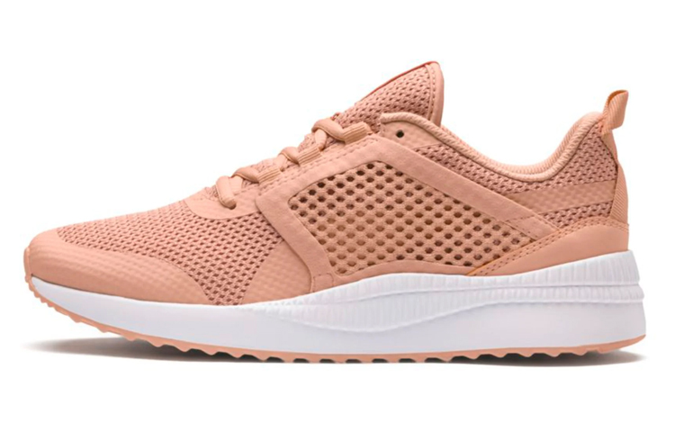 Puma Pacer Next Net Low Top Running Shoes Pink/White 366935-05