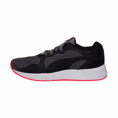(W) Puma Pacer Plus Tech Low Running Shoes Black/Grey/White