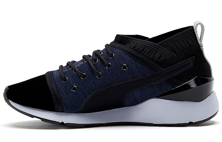 (Women) Puma Pearl Low 'Black Blue' 364489-01