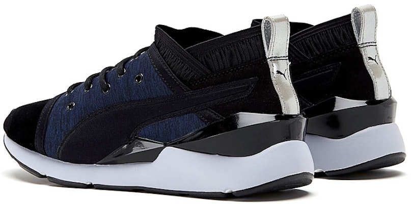 (W) Puma Pearl Rendah 'Hitam Biru' 364489-01 Shop (W) Puma Pearl Rendah 'Hitam Biru' 364489-01