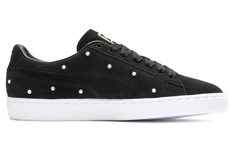 Order (W) Puma Pearl Studs Suede 'Putih Hitam Emas' 369934-01