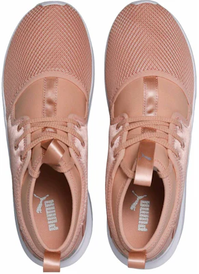 PUMA Phenom 運動休閒 減震防滑耐磨 低幫 跑步鞋 女款 粉色 Shop PUMA Phenom 運動休閒 減震防滑耐磨 低幫 跑步鞋 女款 粉色