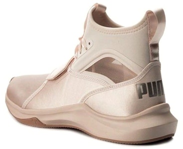 PUMA Phenom Satin Ep 中筒 跑步鞋 女款 珍珠粉 Shop PUMA Phenom Satin Ep 中筒 跑步鞋 女款 珍珠粉
