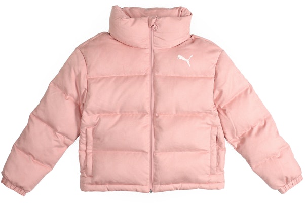 (Women) Puma Pink 480 Style Down Jacket with Stand Collar for Winter 581612-14 Buy (Women) Puma Pink 480 Style Down Jacket with Stand Collar for Winter 581612-14