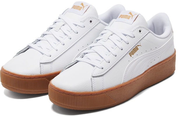 (Women) Puma Vikky Platform White/ 384643-03 Purchase (Women) Puma Vikky Platform White/ 384643-03