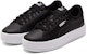 (W) Puma Lily Platform Kasut Lembaga Hitam/Putih 384617-02