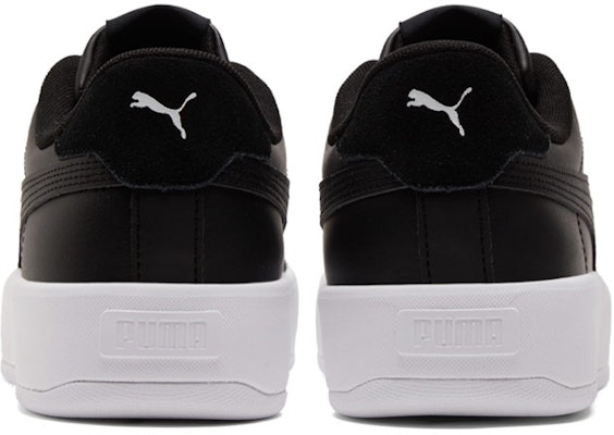 (Women) Puma Lily Platform Board Shoes Black/White 384617-02 Purchase (Women) Puma Lily Platform Board Shoes Black/White 384617-02