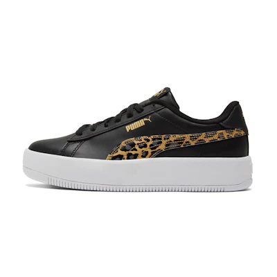 (W) Puma Lily Platform Sneakers Black