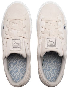 PUMA 低筒花卉休閒板鞋 女款 米白 Shop PUMA 低筒花卉休閒板鞋 女款 米白