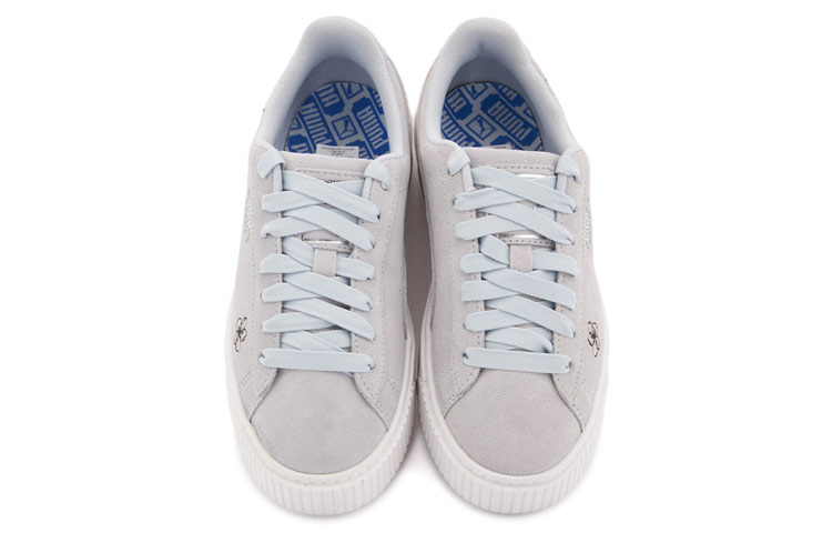 (W) Puma Platform Floral Sneakers Gray/Purple 圖 3