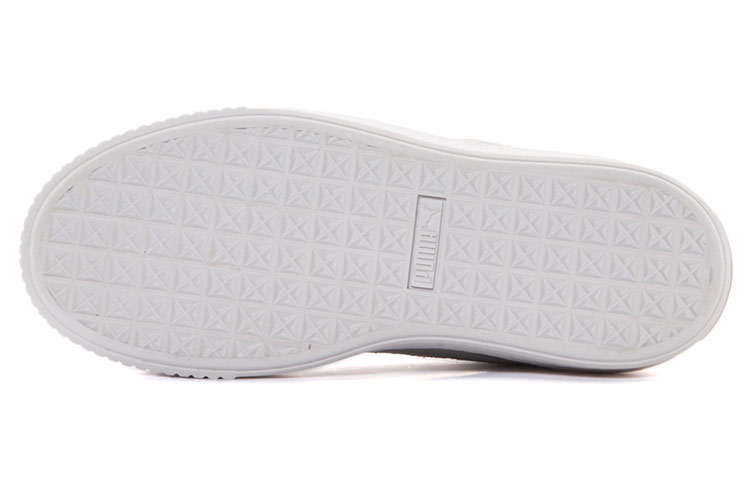 (W) Puma Platform Floral Sneakers Gray/Purple 圖 5