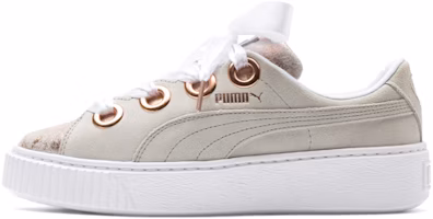 (Women) Puma Platform Kiss Artica 'White Gold' 366707-01 (Women) Puma Platform Kiss Artica 'White Gold' 366707-01