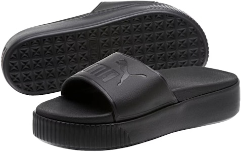 (W) プーマ プラットフォーム ボールド スライド (黒) 367064-01 Lookbook (W) プーマ プラットフォーム ボールド スライド (黒) 367064-01