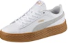 Lookbook (W) Puma Suede Platform Leather Sneaker 'PUMA Putih' 366487-02