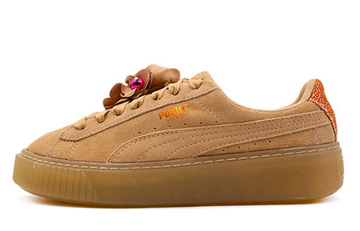 (Women) Puma Platform Flower Tassel 'Brown' 369181-02