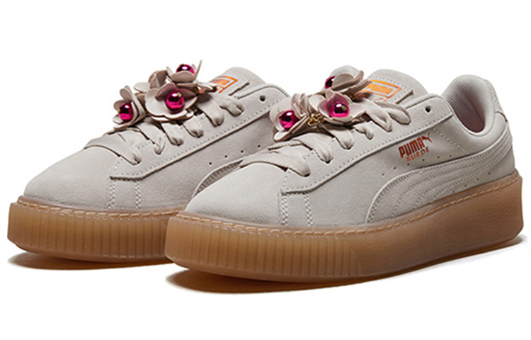 Shop (Women) Puma Platform Flower Tassel 'White' 369181-01