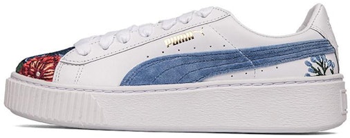 (Women) Puma Platform Hyper 'Embroidered Floral' 366123-01 (Women) Puma Platform Hyper 'Embroidered Floral' 366123-01