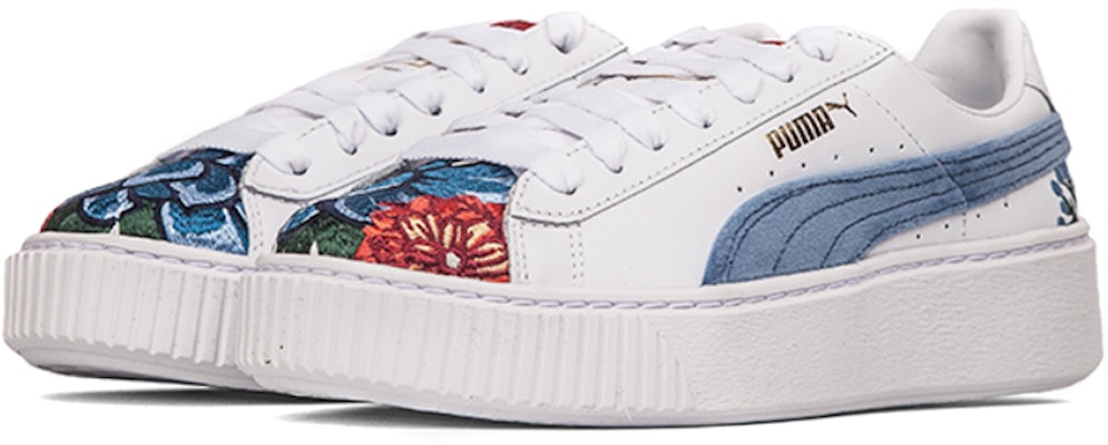 (Women) Puma Platform Hyper 'Embroidered Floral' 366123-01 Order (Women) Puma Platform Hyper 'Embroidered Floral' 366123-01