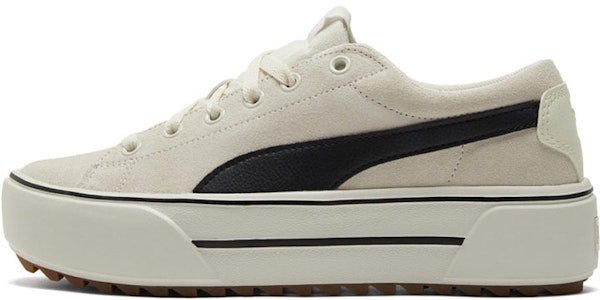 PUMA 防磨厚底休閒低筒女板鞋 象牙白黑 Buy PUMA 防磨厚底休閒低筒女板鞋 象牙白黑