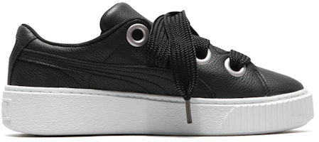 (Women) Puma Platform Kiss 'Black' 366460-03 (Women) Puma Platform Kiss 'Black' 366460-03
