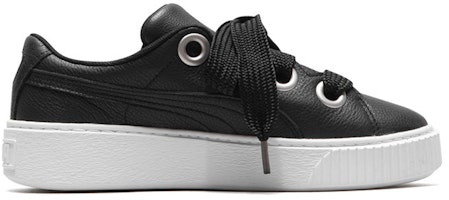 (Women) Puma Platform Kiss 'Black' 366460-03 (Women) Puma Platform Kiss 'Black' 366460-03