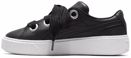(Women) Puma Platform Kiss 'Black' 366460-03 (Women) Puma Platform Kiss 'Black' 366460-03