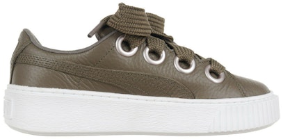 (W) Puma Platform Kiss Kasut Lembaga Santai Hijau 366460-01 Order (W) Puma Platform Kiss Kasut Lembaga Santai Hijau 366460-01