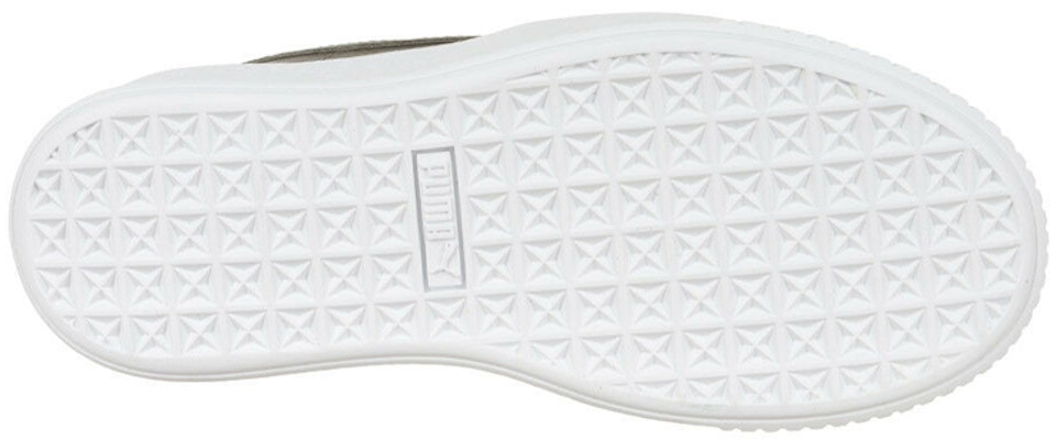 (Women) Puma Platform Kiss Leisure Board Shoes Green 366460-01 Purchase (Women) Puma Platform Kiss Leisure Board Shoes Green 366460-01