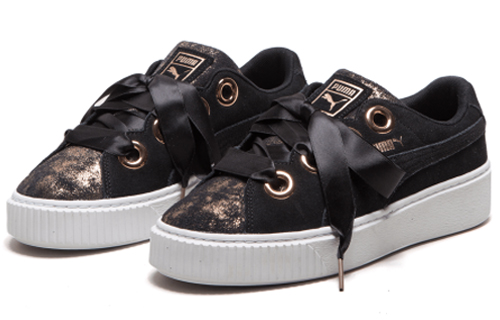 Lookbook (W) Puma Platform Kiss Artica 'Hitam Emas' 366707-02