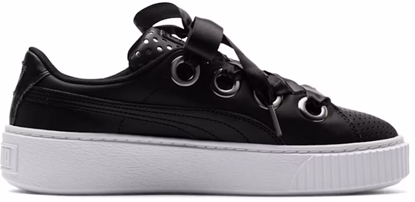 (Women) Puma Platform Kiss Ath Lux Black 366704-02 Order (Women) Puma Platform Kiss Ath Lux Black 366704-02
