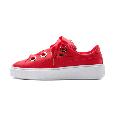 (W) Puma Platform Kiss Ath Lux Red