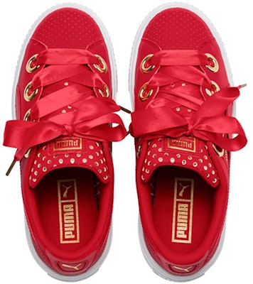 (Women) Puma Platform Kiss Ath Lux Red 366704-03 Lookbook (Women) Puma Platform Kiss Ath Lux Red 366704-03