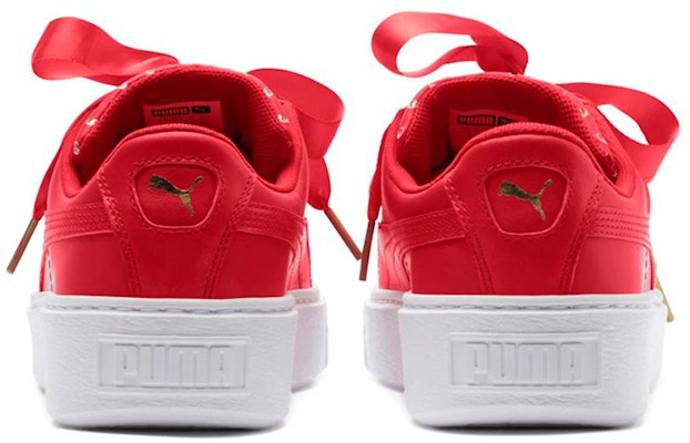 (Women) Puma Platform Kiss Ath Lux Red 366704-03 Shop (Women) Puma Platform Kiss Ath Lux Red 366704-03