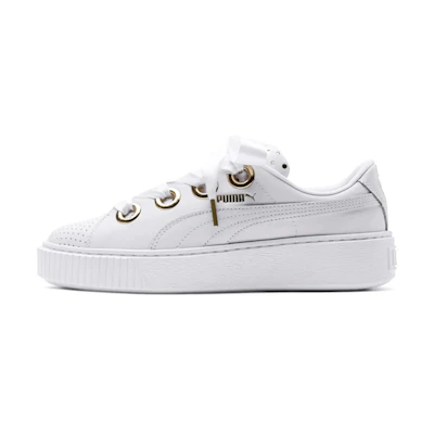 (W) Puma Platform Kiss Ath Lux White