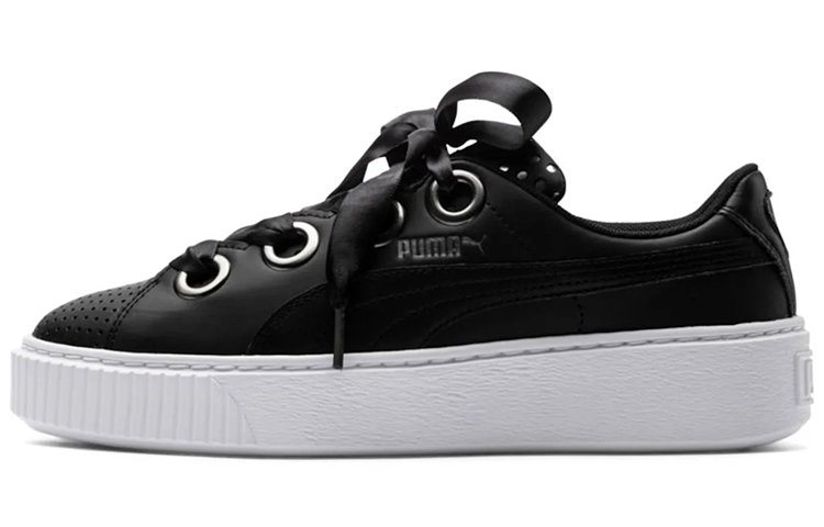 (Women) Puma Platform Kiss Ath Lux Black 366704-02