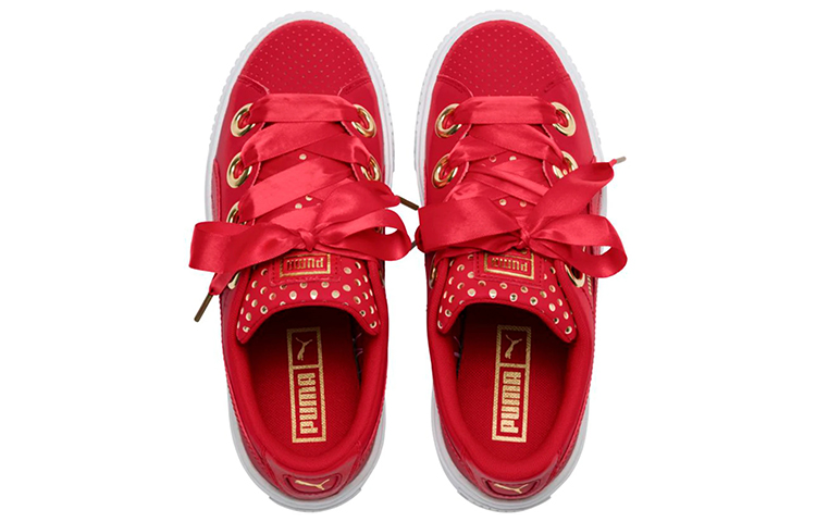 Lookbook (W) Puma Platform Kiss Ath Lux Merah 366704-03
