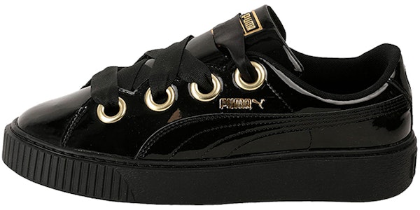 (W) プーマ プラットフォーム キス パテント ブラック/ゴールド 366012-01 Buy (W) プーマ プラットフォーム キス パテント ブラック/ゴールド 366012-01