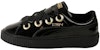 (W) Puma Platform Kiss Patent 'Hitam Emas' 366012-01