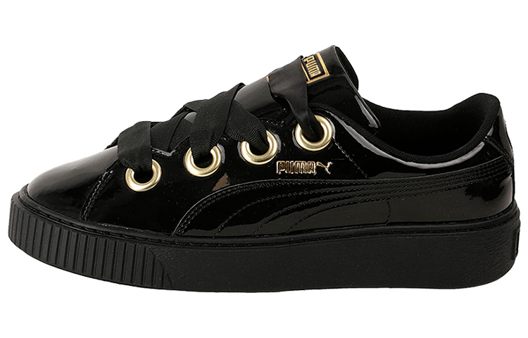 Buy (W) Puma Platform Kiss Patent ''Zwart Goud'' 366012-01