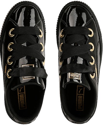 (Women) Puma Platform Kiss Patent 'Black Gold' 366012-01 Lookbook (Women) Puma Platform Kiss Patent 'Black Gold' 366012-01
