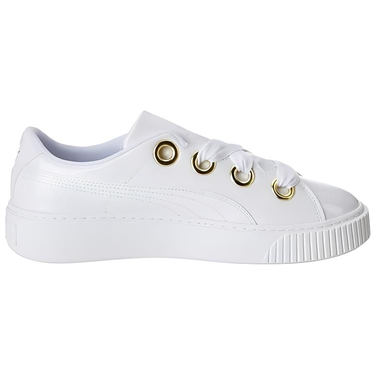 Order (W) プーマ プラットフォーム キス パテント ホワイトゴールド 366012-02